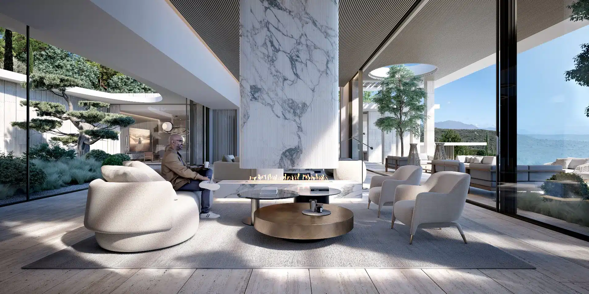 The 15 enclave of La Reserva de Sotogrande. Quality of life and interior luxury by ARK Architects and Manuel Ruiz Moriche.