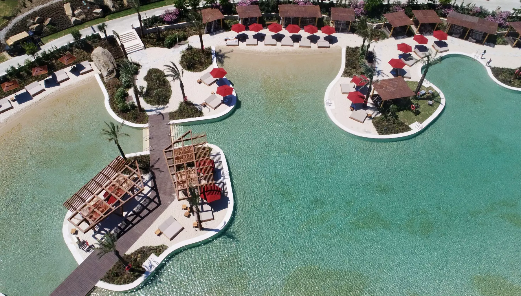 the beach in la reserva sotogrande