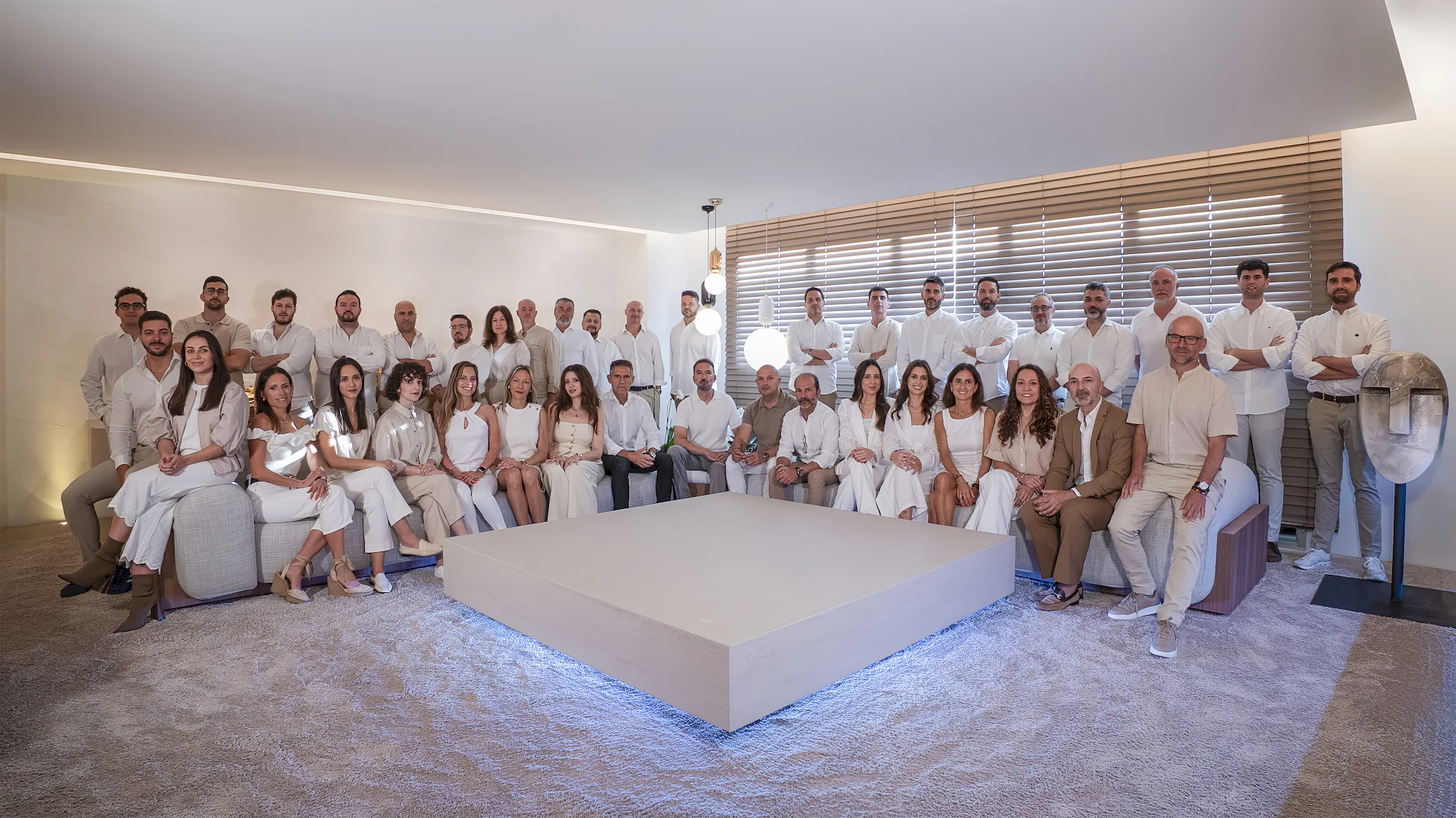 Group photograph of the ARK Architects team (May 2026), led by Manuel Ruiz Moriche,
